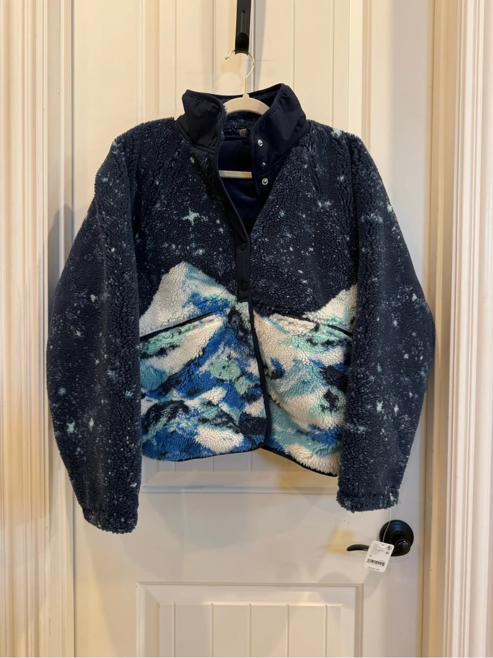 Free Peope Hit The Slopes Jacket Starry Skies Midnight Navy